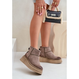Maciejka 06769-02 Bottes de neige marron foncé brun 1