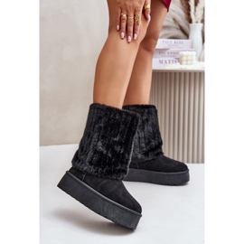 Bottes de neige Modèle 24BT30-8021 Noir le noir 1