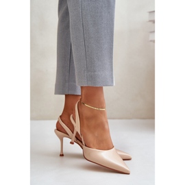 Talons aiguilles Modèle SQC-128 Beige 2