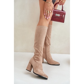 Bottes Modèle HB-243 Beige 1