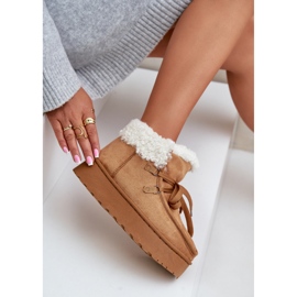 Bottes de neige modèle 20209-4B Camel brun 2