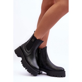 Bottines Chelsea Modèle 60453 Noir le noir 1