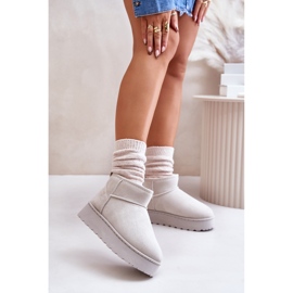 Bottes de neige Modèle 20216-4E Gris Clair 1 Bottes de neige Modèle 20216-4E Gris Clair 1