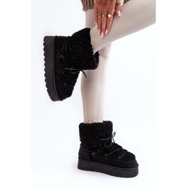 Bottes de neige Modèle 20223-4A Noir 1