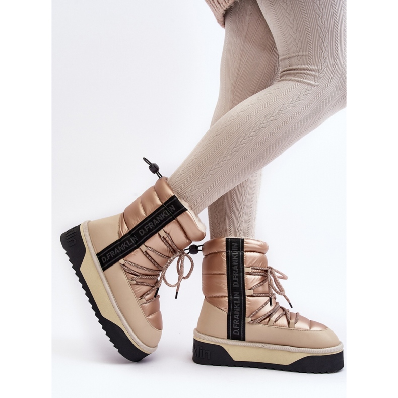 Bottes de neige Modèle DFSH371006 Beige 2