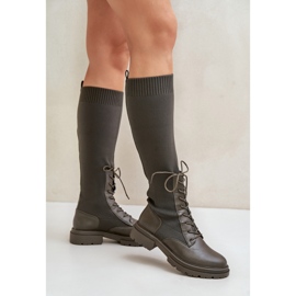Bottes modèle 68129 vert foncé 2