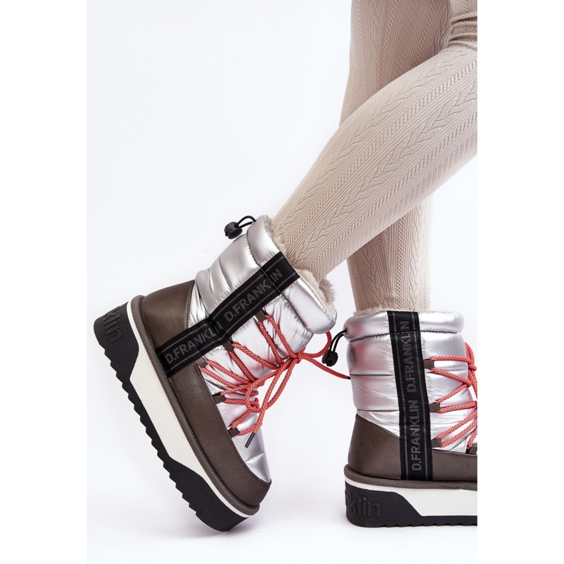DFSH371006 Bottes de neige argentées 2
