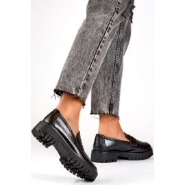 Mocassins Modèle XR-374B Noir le noir 1