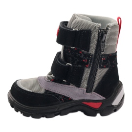 Bartek Bottes Bottes imperméables 21473 le noir rouge gris 1 Bartek Bottes Bottes imperméables 21473 le noir rouge gris 1