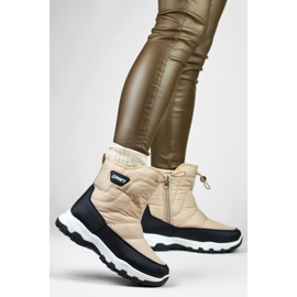 Bottes de neige Modèle 9159-4BE Beige/Noir 2
