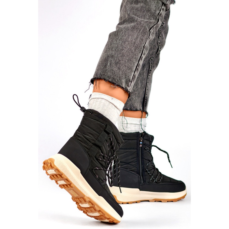 Bottes de neige Modèle 24-16321B Noir le noir 2