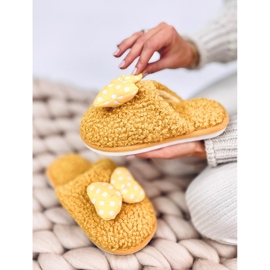 Chaussons enfant avec nœud, Enfant Jaune 4