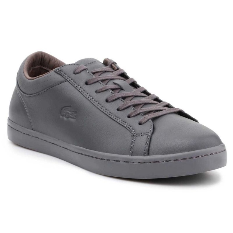 Lacoste Straightset 4 Srm Cuir Gris M 30SRM4015 1