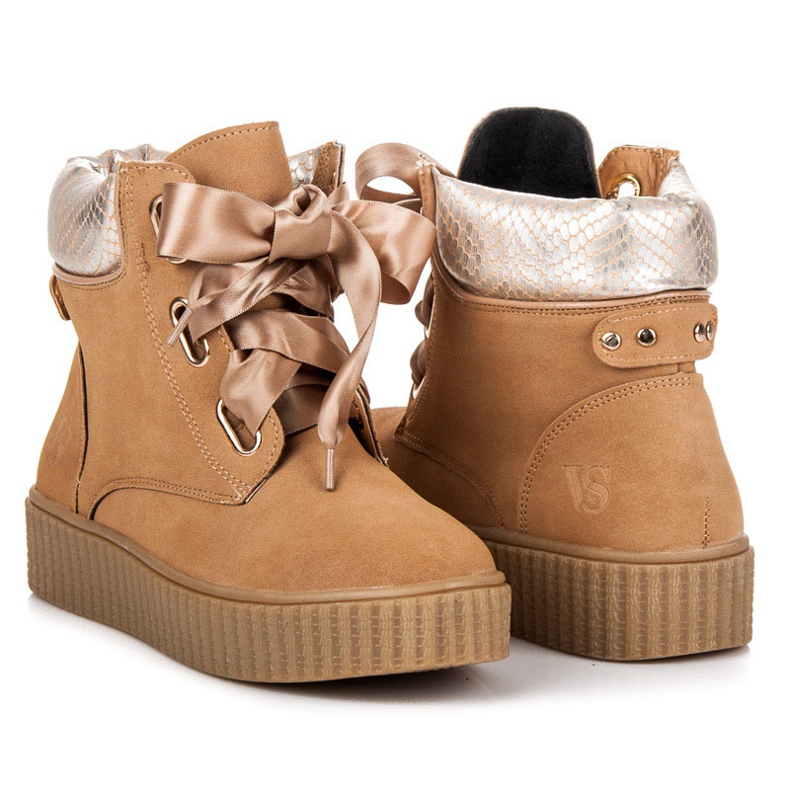 Vices Creepers à lacets brun 2