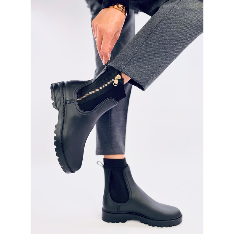 Bottines Chelsea femme, noir 2