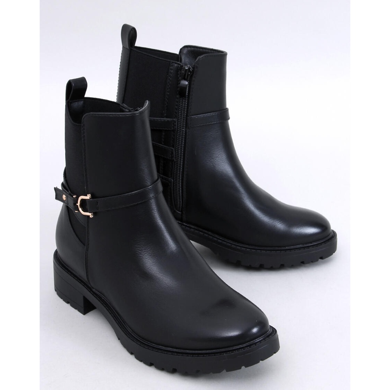 Bottines Chelsea classiques pour femmes Royle Noir 1