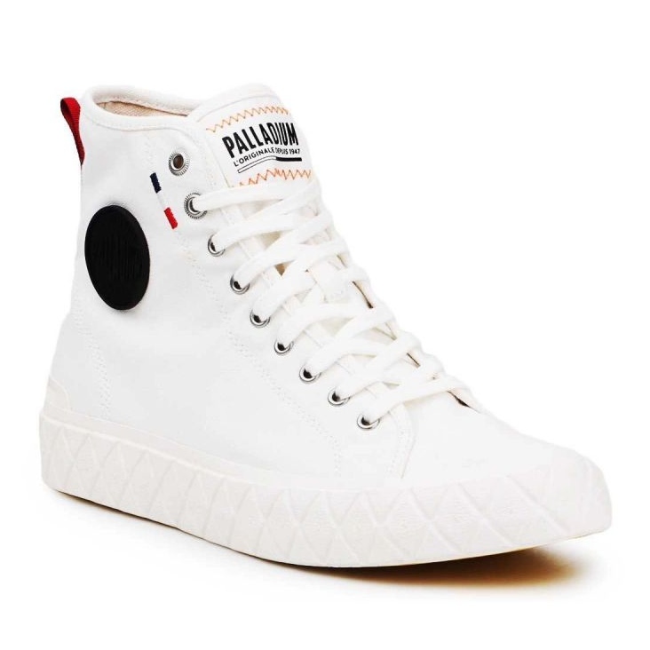 Chaussures Palladium Ace Cvs Mid 77015-116 blanche 1