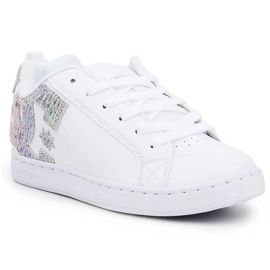 Chaussures DC Court Graffik 300678-TRW blanc 1