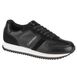 Calvin Klein Low Top Lace Up Lth M HM0HM00287-BAX chaussures le noir 1