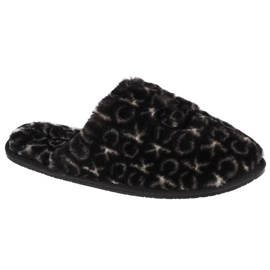Pantoufles Calvin Klein Slipper Mule Fur Mono HW0HW00536-0GK noir 1