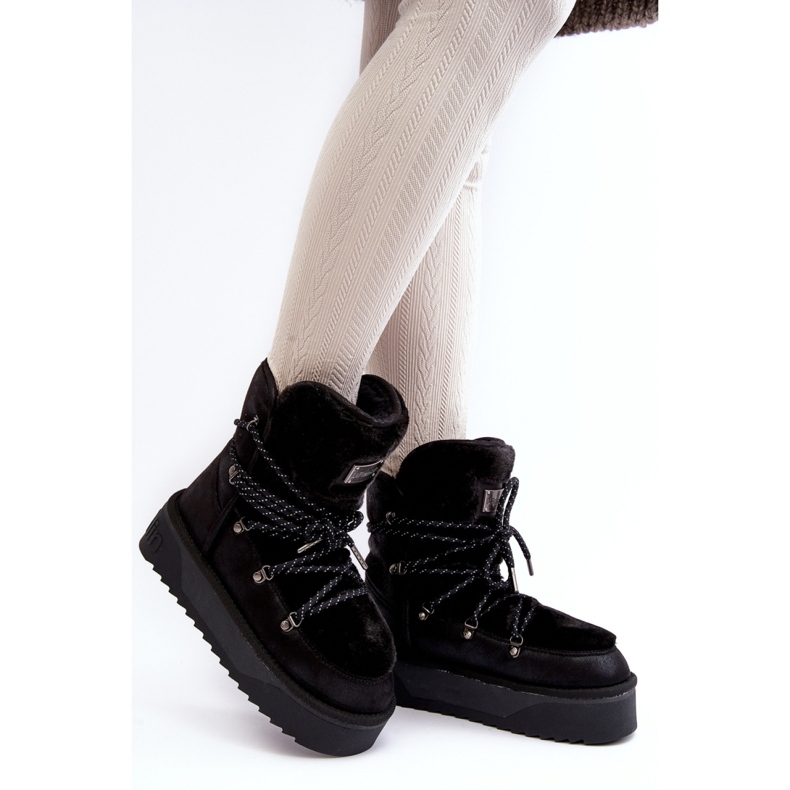 Bottes de neige Modèle DFSH371008 Noir 1