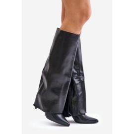 Modèle C-343 Bottes noires le noir 1