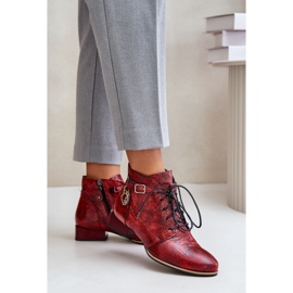 Maciejka 5743A-08 Bottines rouges 2
