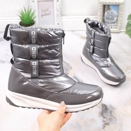 Bottes de neige isolées métallisées Big Star INT1785A argent 1