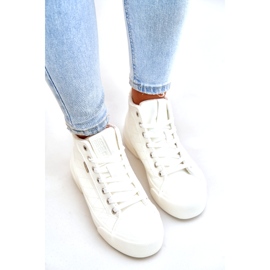 Baskets Isolées Pour Femme Avec Surpiqûres Big Star OO274A479 Blanc blanche 3