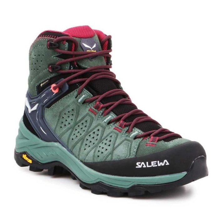 Chaussures de trekking Salewa Ws Alp Trainer 2 Mid Gtx W 61383-5085 vert 1