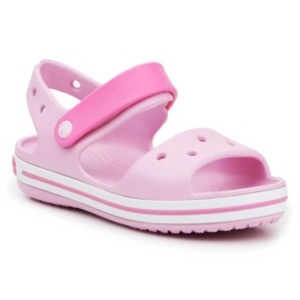 Crocs Crocband Sandale Enfant 12856-6GD rose 1