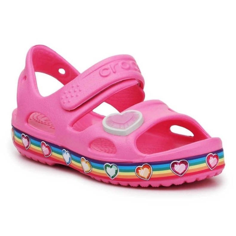 Sandale arc-en-ciel Crocs Fun Lab 206795-669 rose 1
