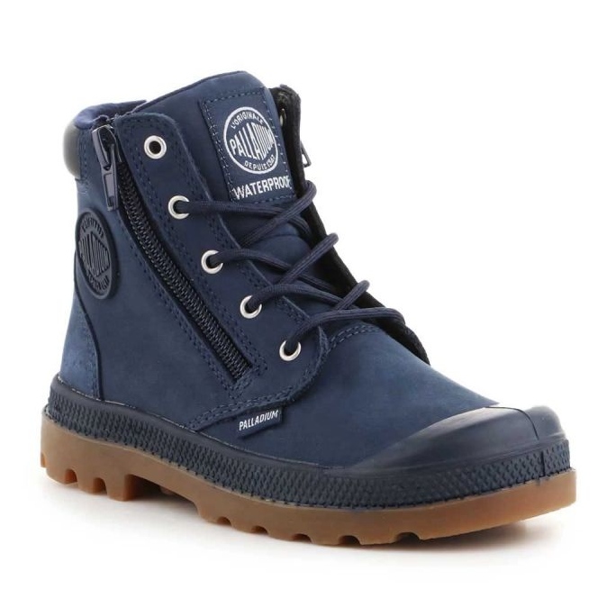 Palladium Pampa Hi Cuff Wp K 53476-425-M chaussures bleu 1