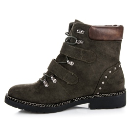 Travailleurs des vices en daim vert 1