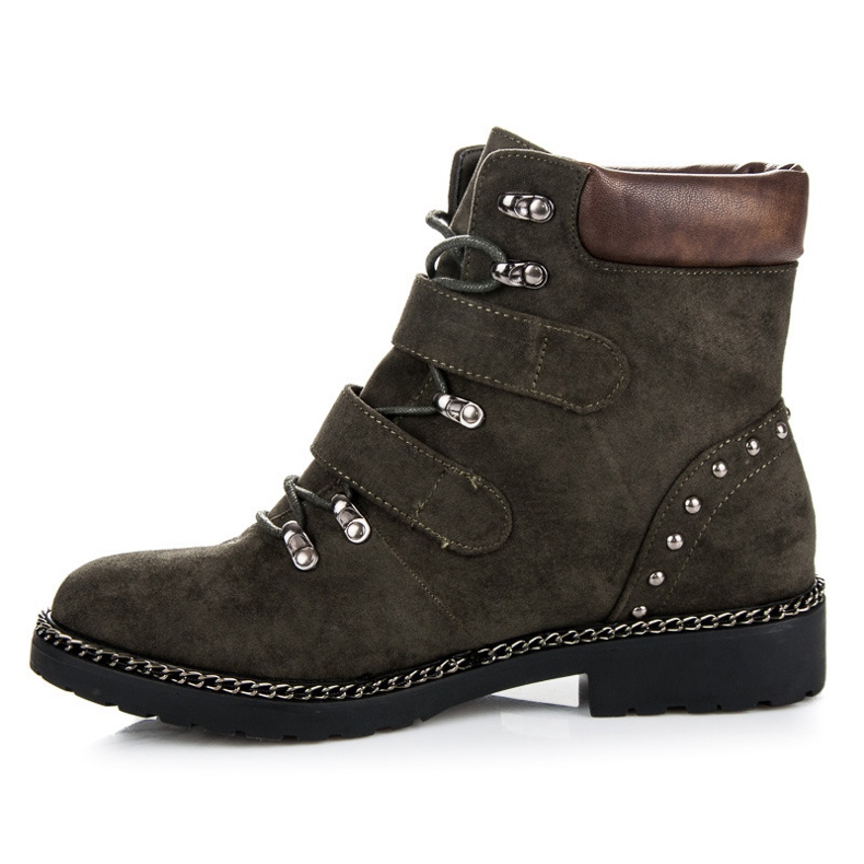 Travailleurs des vices en daim vert 1