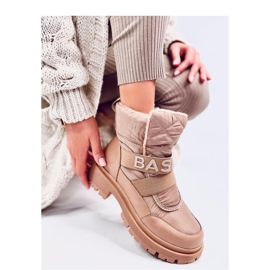 Bottines de neige femme Little Khaki beige 1