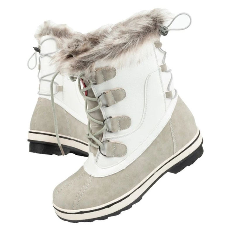 Chaussures blanches Sophia de Geographical Norway 1