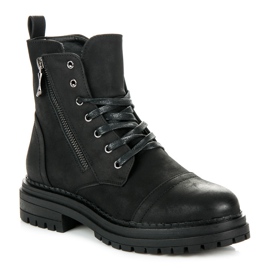 Vices Travailleurs noirs en talons bas 1