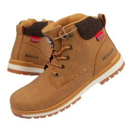 Chaussures Geographical Norway BALL-GN Camel brun 1