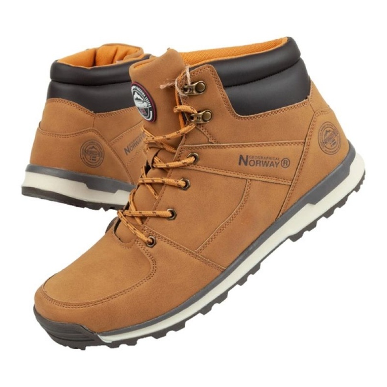 Geographical Norway Chaussures géographiques Norvège NIAGARA-GN Camel brun 1