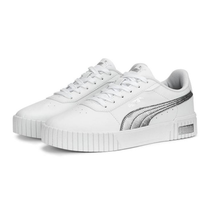 Chaussures Puma Carina 2.0 Space Metallics 389387-02 blanc 1