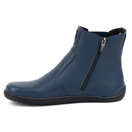 Olivier Chelsea boots femme pieds nus avec fermeture éclair, isolées 1263, bleu marine 1 Olivier Chelsea boots femme pieds nus avec fermeture éclair, isolées 1263, bleu marine 1