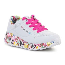 Skechers Lovely Luv 314976L-WMLT chaussures blanche 1