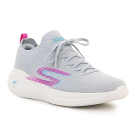 Chaussures Skechers Go Run Fast Brisk Day 128186-LGPR gris 1