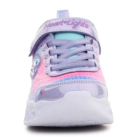 Skechers S Lights Flutter Heart Lights chaussures 302315-LVMT rose 2