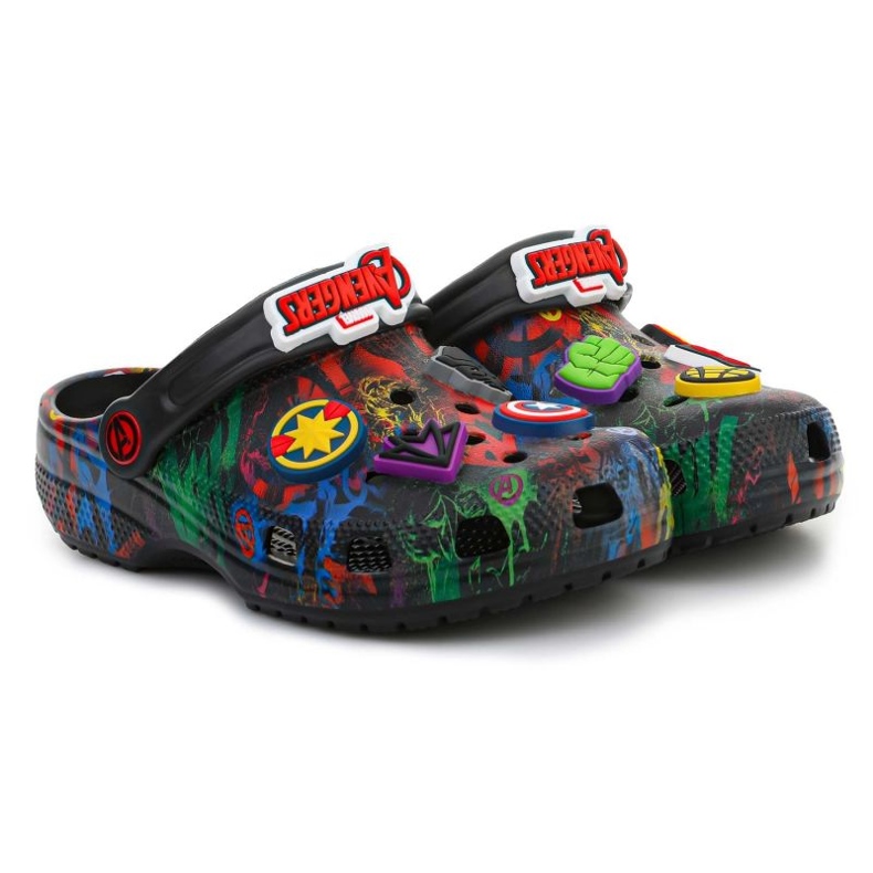 Crocs Classic Marvel Avengers Sabots pour enfants 207721-001 le noir 1