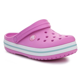 Crocs Crocband Sabot pour enfants 207006-6SW rose roses et violets 1