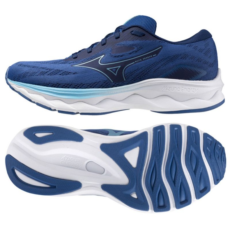 Chaussures Mizuno Wave Serene J1GC245901 bleu 1