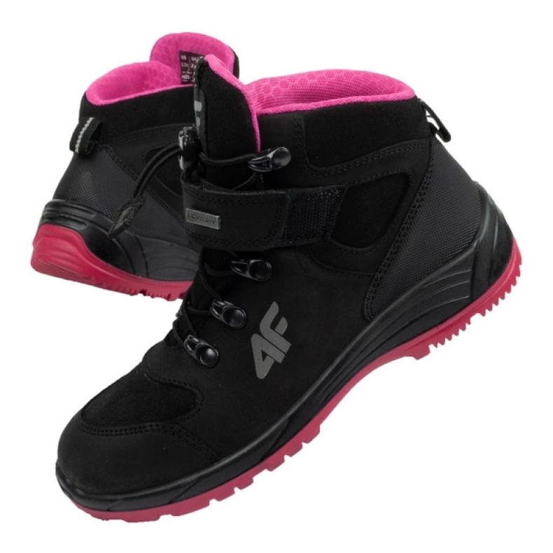 Chaussures de randonnée 4F HJZ21-JOBMW251 21S noir 1