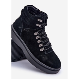 Bottes isolées en daim pour hommes Big Star OO174187 Noir le noir 4